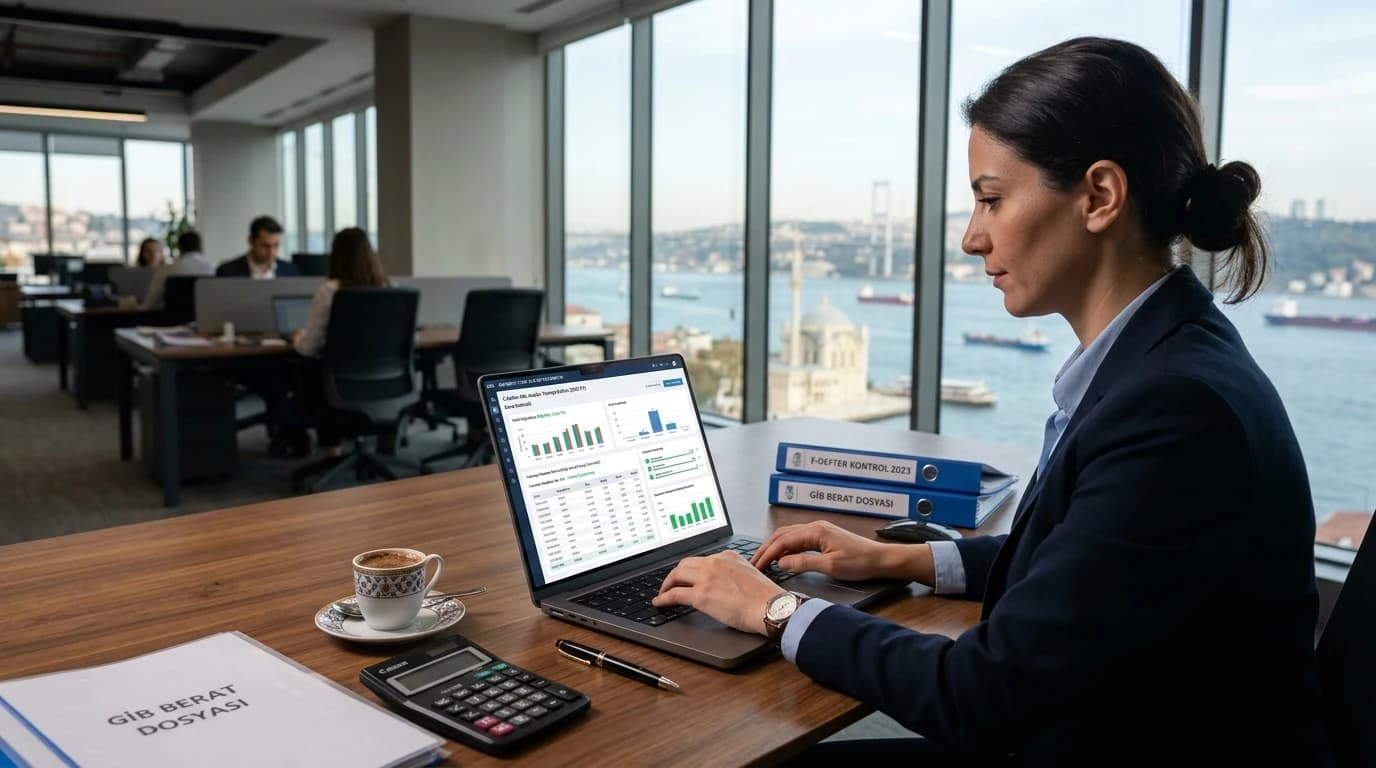 GİB e-Defter XML ve berat dosyalarını analiz eden bağımsız denetçi ve analiz ekranı