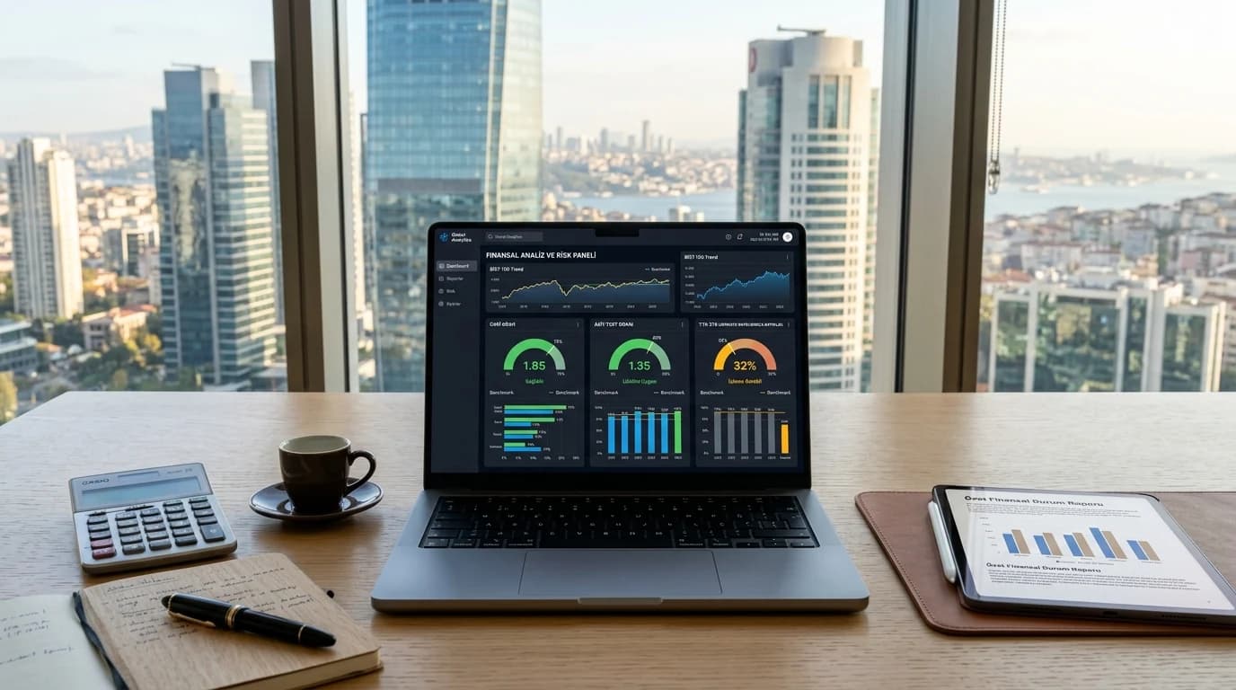 Finansal analiz ve rasyo hesaplama araçları paneli