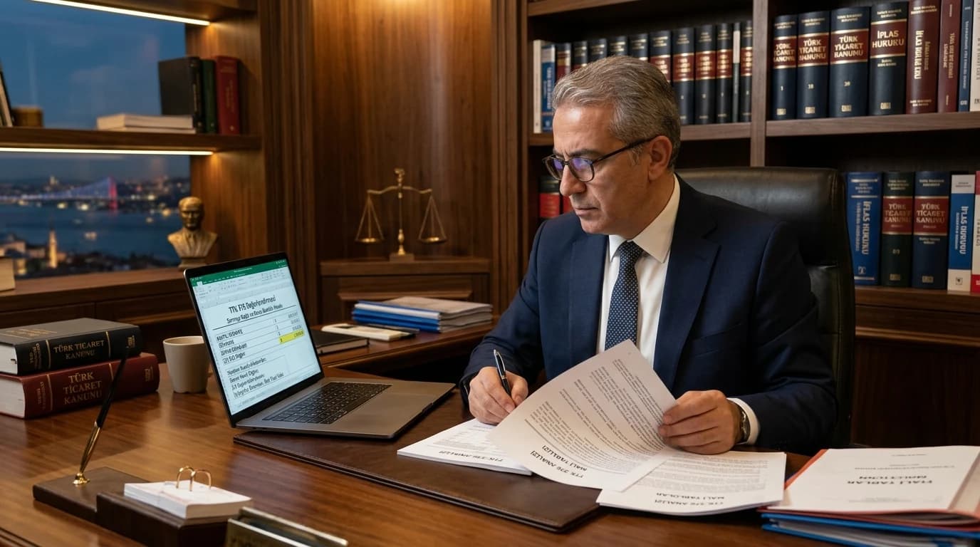 TTK 376 Sermaye Kaybı Hesaplama konusunda finansal analiz ve raporlama ekranı
